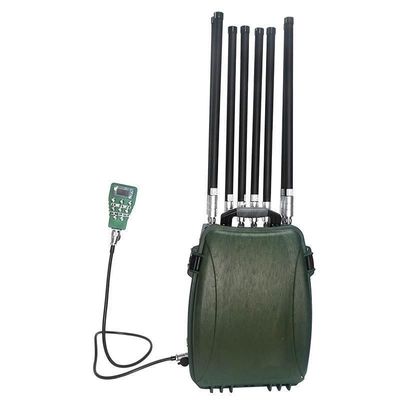 購入 6バンド ポータブル マンパックスタイル ポータブル ドローン ジャマー UAV防衛システム オンライン製造