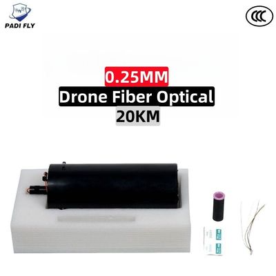 acheter Faible poids 0,25 mm 20 km longue distance Fpv Drone Fibre optique pour la transmission de données d'image en fibre fabrication en ligne