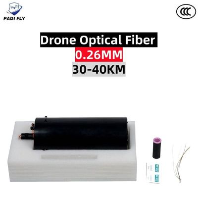 購入 30-40km ポータブルワイヤードUAV画像伝送 ドローン Fpvのための光ファイバー ドローンのセキュリティ保護 アンチ干渉 オンライン製造