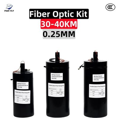 Beli Kit Serat Optik Lampu 0.25mm Dome Enclosure dengan Fpv Anti Interference Ultra-Long Distance 30-40km Image Data Module pembuatan online