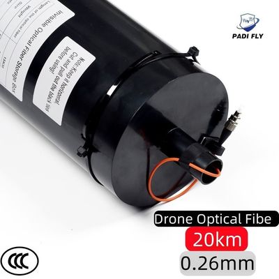 Buy Black 20km Long Distance Fpv Anti-Interference Can Shaped Optical Fiber for Drone Transceiver Function Drone Anti Jamming online manufacture