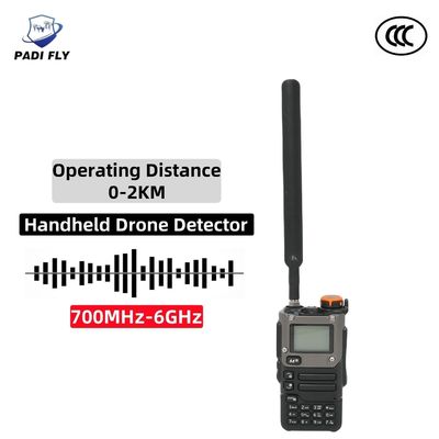 kupować Profesjonalny 700MHz-6GHz Wielopasmowy 0-2km Odległość operacyjna Przenośny detektor zakłóceń sygnału UAV produkcja online