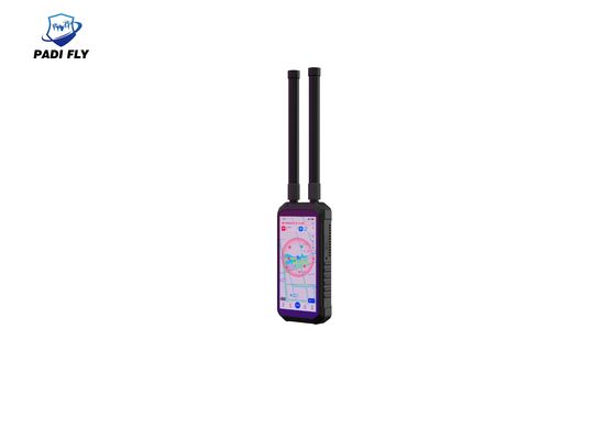 comprar Detector de drones portáteis de 70 MHz a 6 GHz com distância de interferência de 0 a 3 km Sistema anti-UAV Fabricação em linha