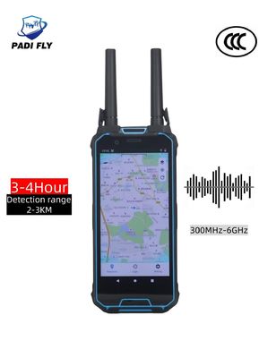 Beli Detektor Drone 300MHz-6GHz dengan Lokasi Drone 3km Long Range Detection Range Map Display pembuatan online