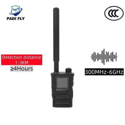 comprar Detector de drones de antena Full-Band de 300m-6GHz profissional para detecção de UAV Fpv Dji Identificar localização e alarme Fabricação em linha