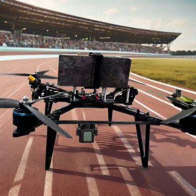 خرید کیت پهپاد Fpv 7 اینچی کوادکوپتر پهپاد کنترل از راه دور 3.3G 2.5w 4w VTX فاصله انتقال تصویر 3 کیلومتر پهپادهای مسابقه ای تولید آنلاین