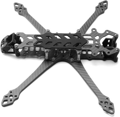 خرید 7 اینچ 10 اینچ 295mm 427mm FPV فیبر کربن فری استایل فریم کیت چرخ 295mm بازو 5.0mm مناسب برای دور دراز تولید آنلاین