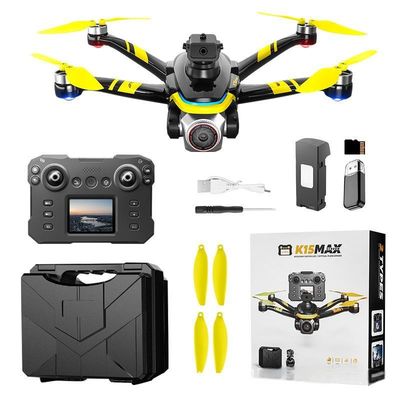 Купить Складчивый K15 Max HD 4K 8K бесшовный PFV дроны с дистанционным управлением LED экрана Камера дроны начинающий профессиональный Uav Производство в сети
